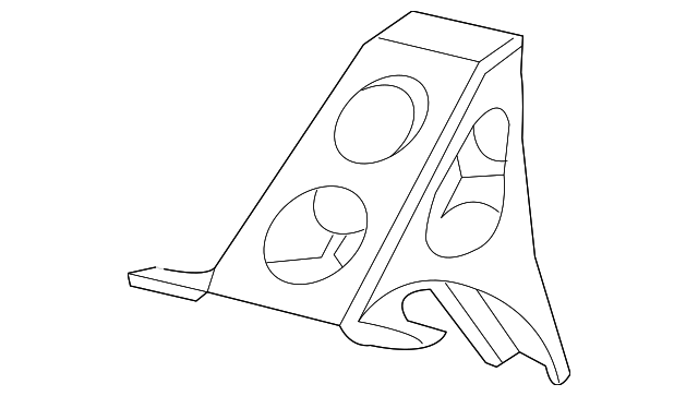 4865830AC Деталь SUPPORT HOUSING, LEFT