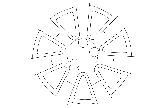 4250B368 Деталь WHEEL, ALLOY
