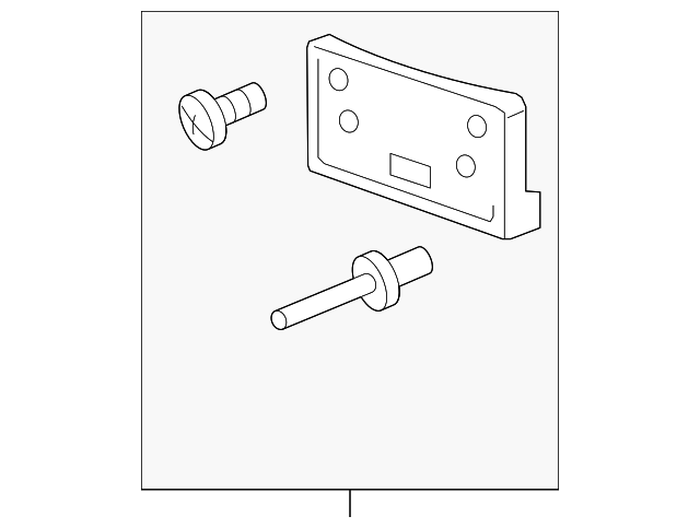 95051457 Деталь LICENSE BRACKET