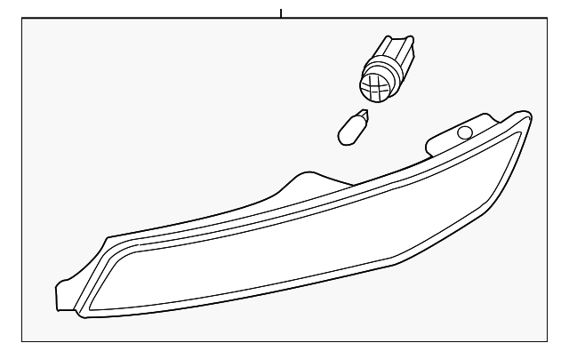 FE01-51-5F0D Деталь MARKER LAMP ASSY, LEFT