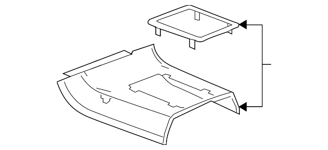 1AG37XDVAB Деталь CENTER BEZEL