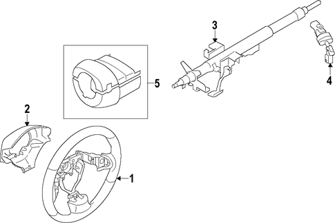 WRX STEERING COLUMN