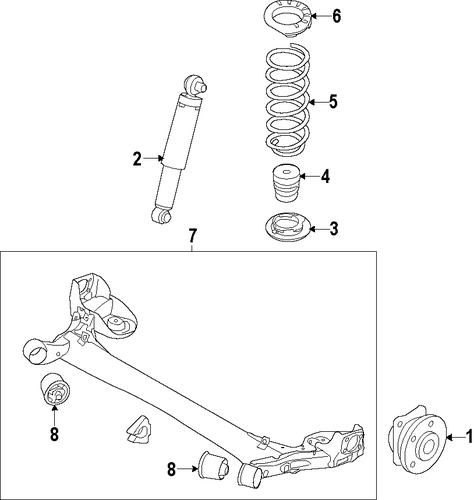 Veloster Задняя ось