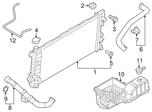 F-150 RADIATOR & COMPONENTS