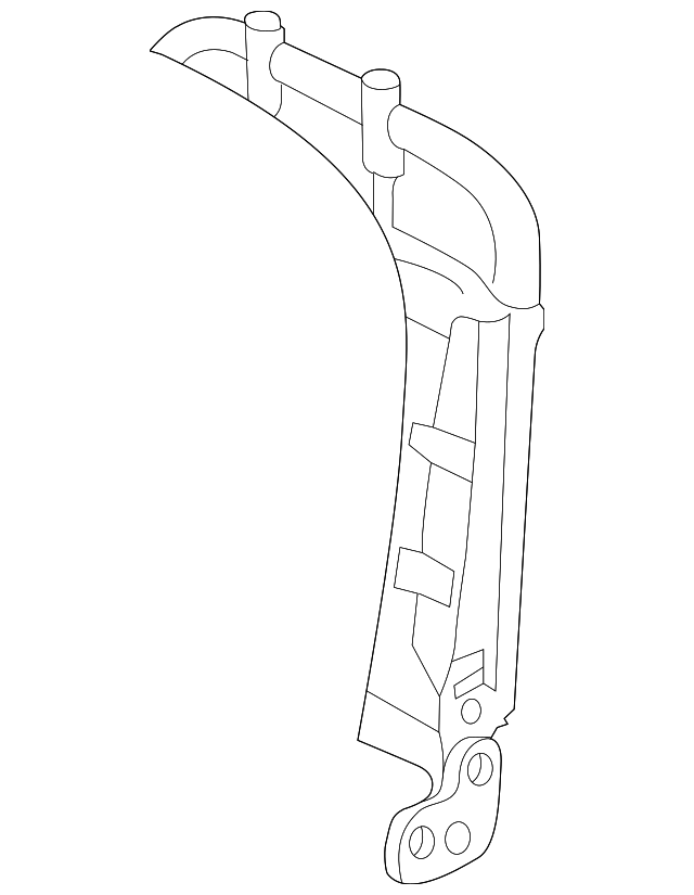 88301-2C100 Деталь SEAT BACK FRAME, LEFT
