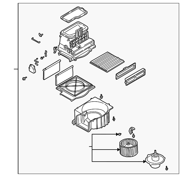 LC7461140B Деталь BLOWER ASSY