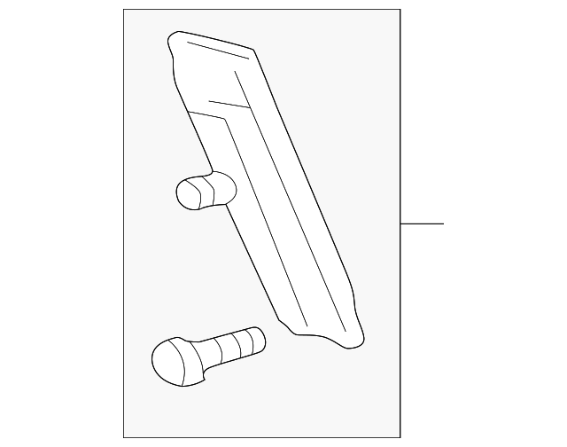 6L3Z-15602B82-AA Деталь HEIGHT ADJUSTER, LEFT