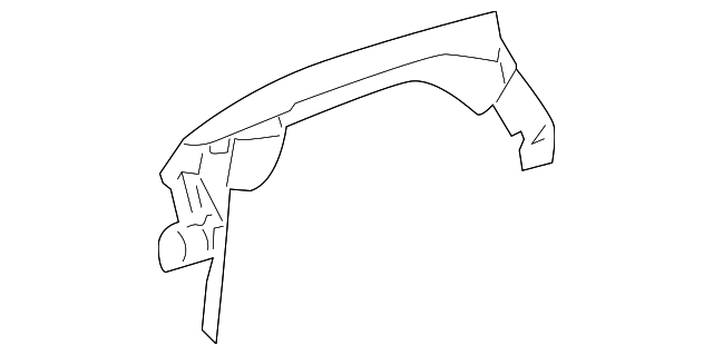 22176002105890 Деталь HANDLE, OUTSIDE, LEFT