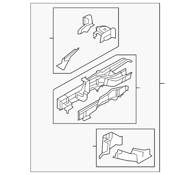 8T4Z-16054-B Деталь APRON/RAIL ASSY, RIGHT