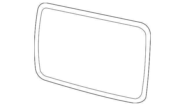 10376676 Деталь MIRROR GLASS, LEFT