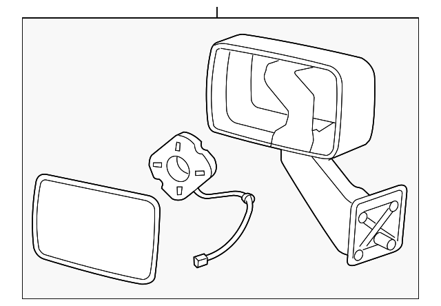 20836084 Деталь MIRROR ASSY, RIGHT