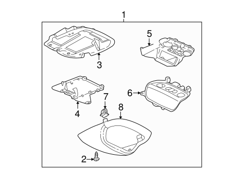 Impala OVERHEAD CONSOLE 2