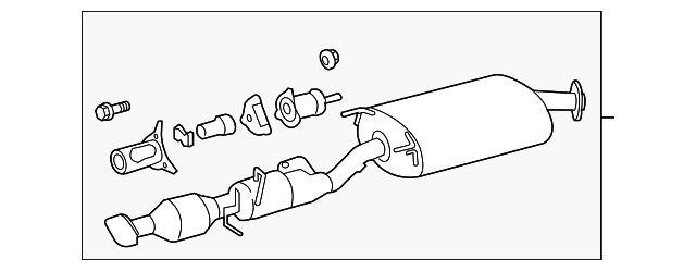 17420-31291 Деталь CENTER PIPE