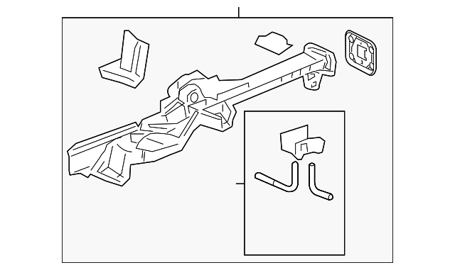 25887530 REAR RAIL ASSY, LEFT