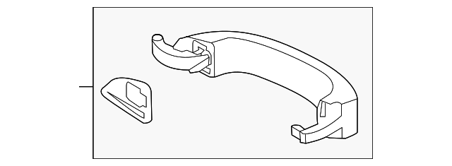 7P6-837-206-B-GRU Деталь HANDLE, OUTSIDE, RIGHT