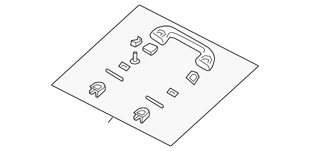 1SW55HDAAE Деталь ASSIST STRAP, LEFT