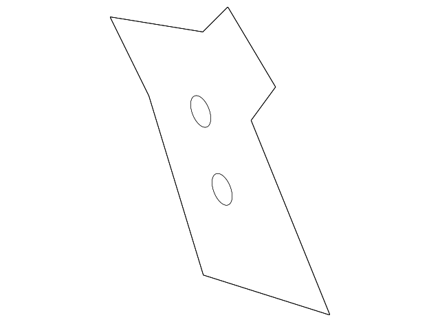 208-673-09-38 Деталь TRIM COVER, LEFT
