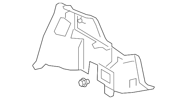 64730-48090-B0 Деталь LOWER QTR TRIM, RIGHT