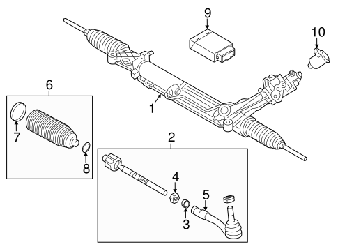 M6 Gran Coupe STEERING GEAR & LINKAGE 3