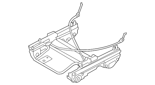 CB5Z-78606A50-B Деталь SEAT SUPPORT, RIGHT