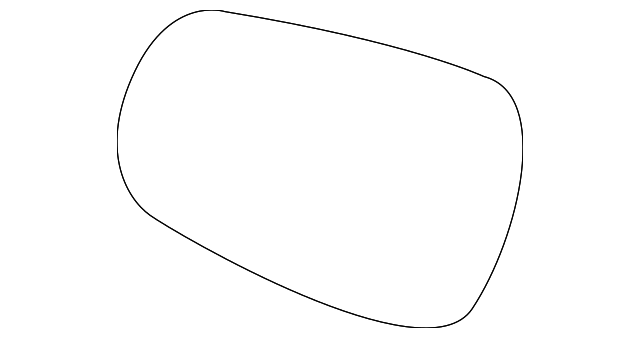 87621-1G700 Деталь MIRROR GLASS, RIGHT