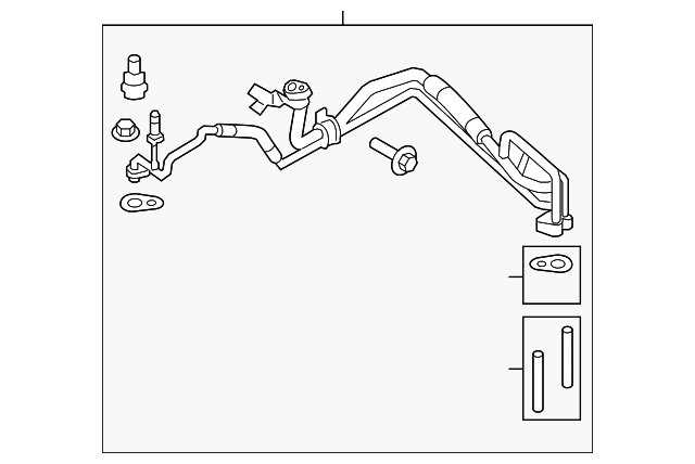 EB5Z-19A834-A EVAPORATOR TUBE