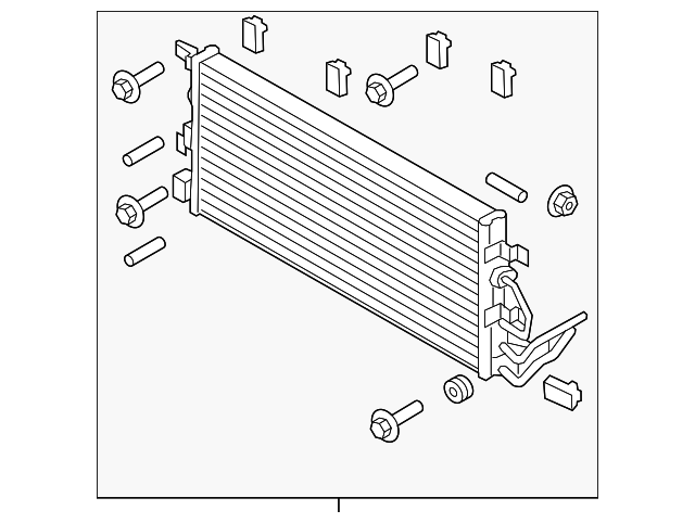 DB5Z-19712-D CONDENSER