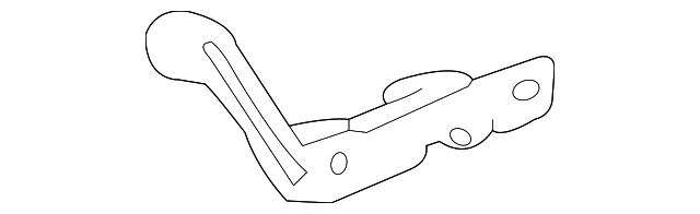 92161362 Деталь FENDER LOWER BRACKET, RIGHT