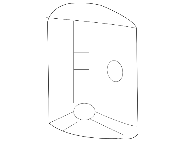 92161360 Деталь FENDER CENTER BRACKET, RIGHT