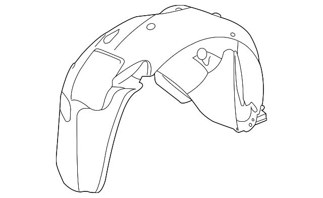 92268803 Деталь FENDER LINER, LEFT