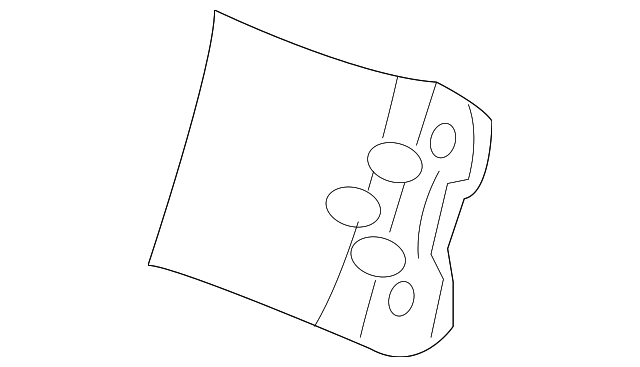 92161361 Деталь FENDER UPPER BRACKET, LEFT
