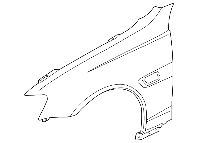 92250886 Деталь FENDER, RIGHT
