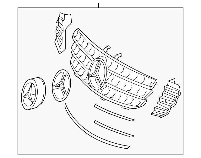 164-880-06-85-7167 Деталь GRILLE ASSY
