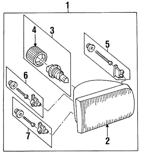 B2300 BULBS - CHASSIS