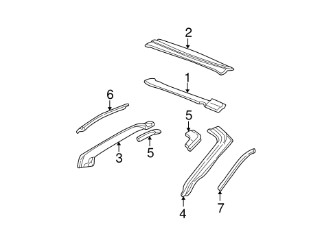 Camaro WINDSHIELD HEADER & COMPONENTS