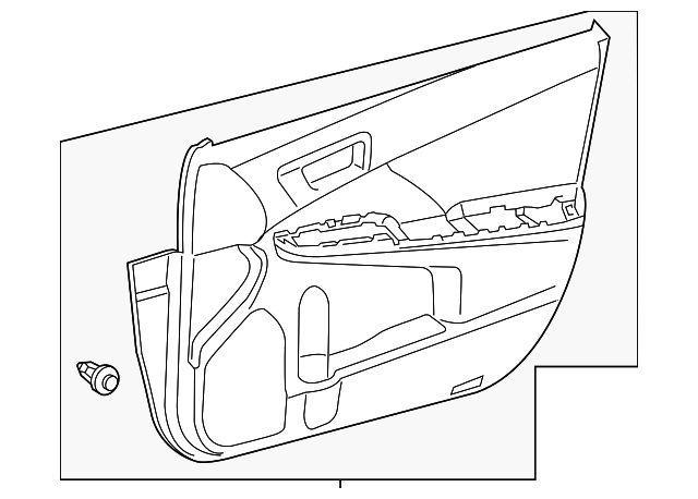67620-06E20-B1 Деталь DOOR TRIM PANEL, LEFT