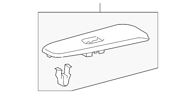 74232-06360-C1 Деталь SWITCH BEZEL, LEFT