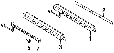 300CE HIGH MOUNT LAMPS