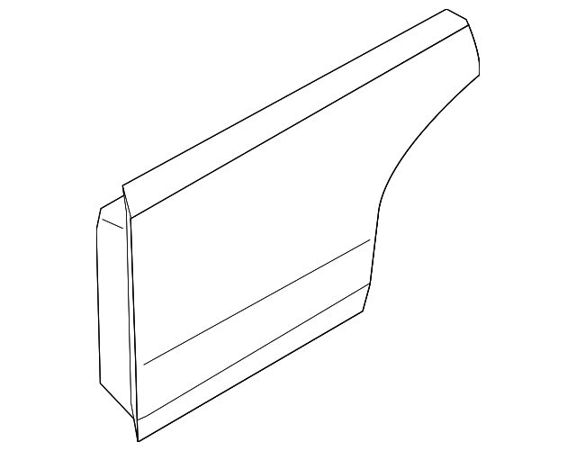 H2100CR9MM Деталь DOOR SHELL, RIGHT
