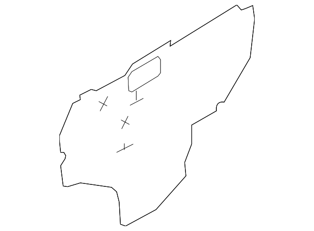 82860CR900 Деталь INNER SEAL, RIGHT