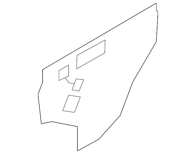 82864CR900 Деталь INSULATOR, RIGHT