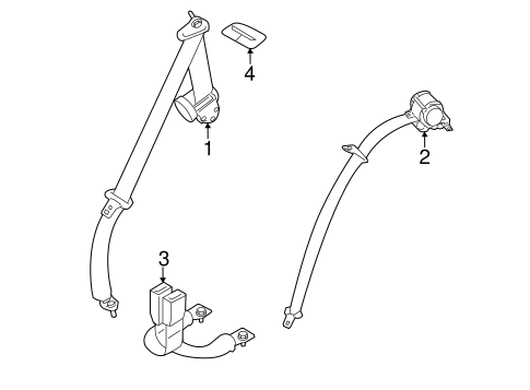 Juke REAR SEAT BELTS
