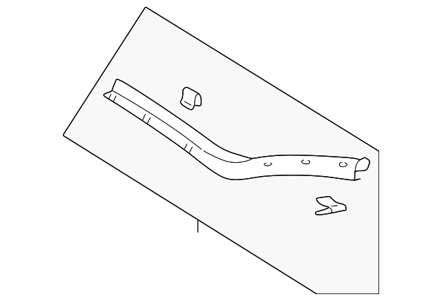 MR790176 UPPER TRIM PANEL, LEFT