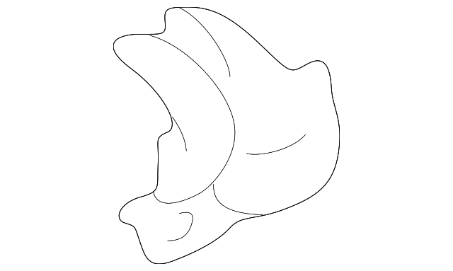 MR366082 LOWER TRIM PANEL CLIP, LEFT