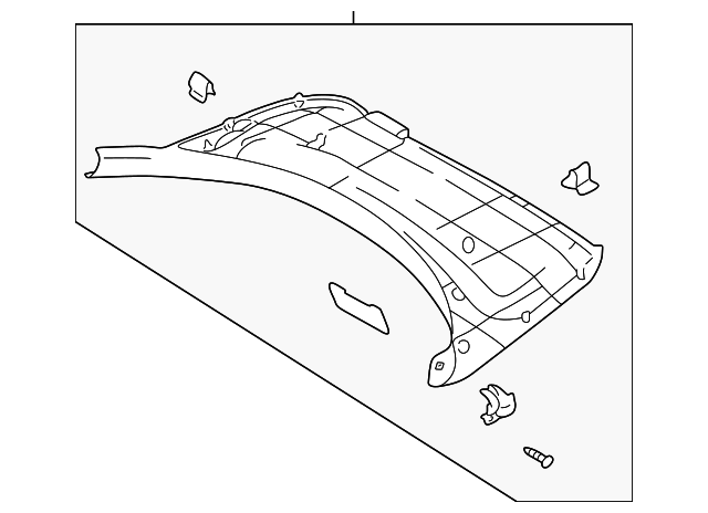 MR456580 LOWER TRIM PANEL