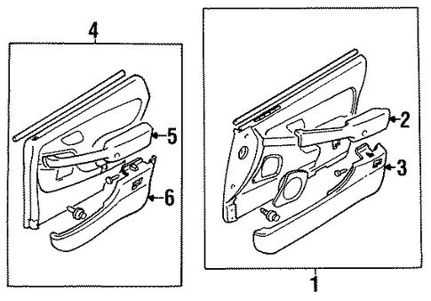 Diamante FRONT DOOR TRIM