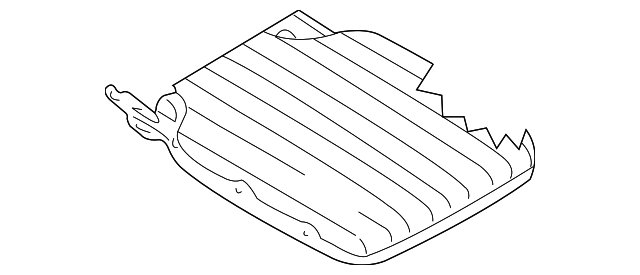 88370-9Z510 Деталь CUSHION COVER, LEFT