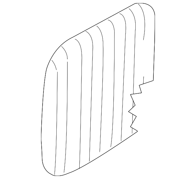 88670-9Z510 Деталь SEAT BACK COVER, LEFT
