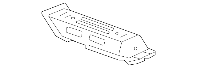 22990746 Деталь FRONT FLOOR PAN FRONT SUPPORT, LEFT