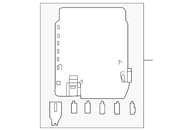 38256-T2G-A11 Деталь COVER, RELAY BOX (UPPER)